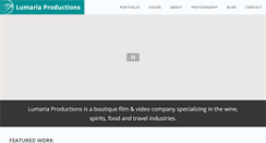 Desktop Screenshot of lumariaproductions.com